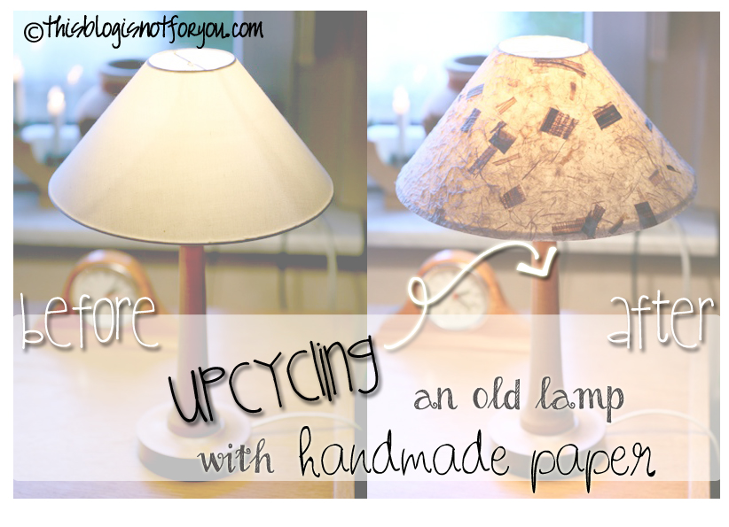 How to make a pretty paper lamp  Easy DIY - Chalking Up Success!