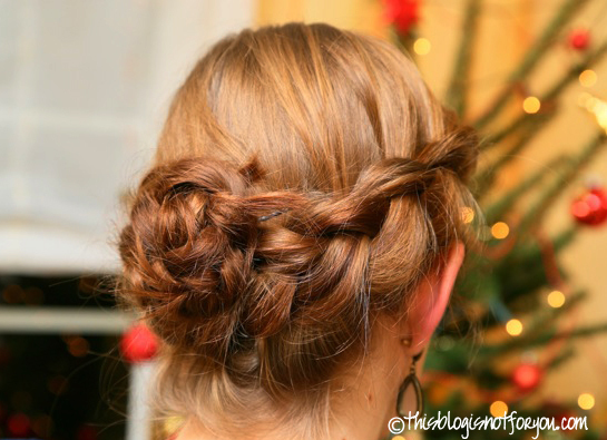 Christmas hairstyle