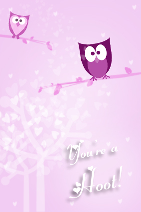 YoureaHoot Free Printable Valentine's Day Card