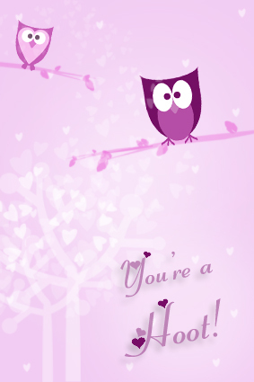 YoureaHoot Free Printable Valentine's Day Card