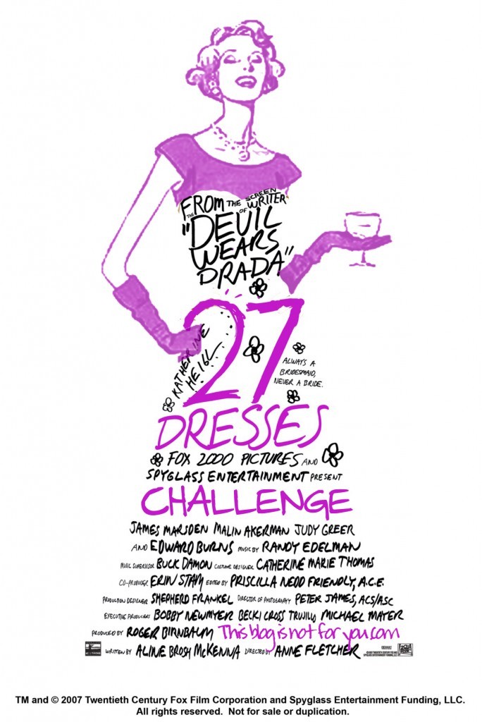 27dresses challenge by thisblogisnotforyou.com
