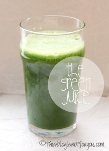 the green juice
