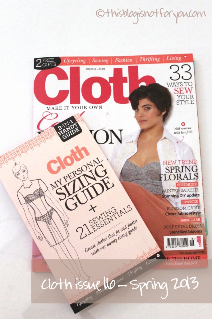 Cloth magazine review by thisblogisnotforyou.com