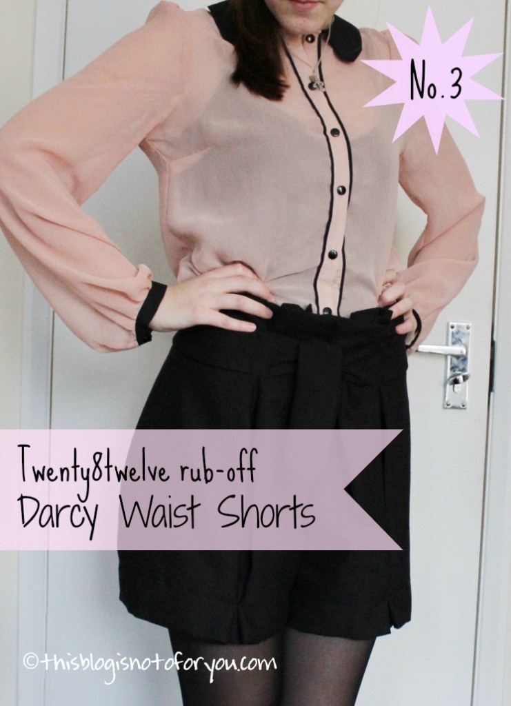 darcy waist shorts rub-off by thisblogisnotforyou.com