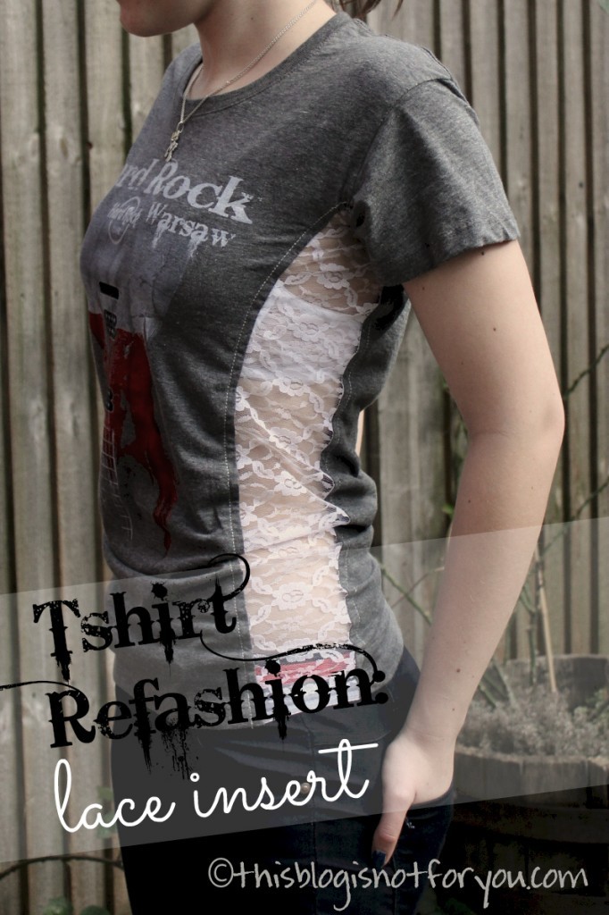 tshirt refashion with lace insert by thisblogisnotforyou.com