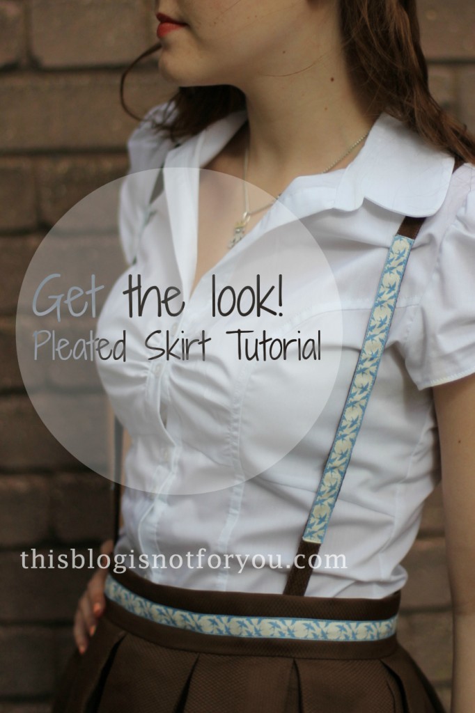 pleated skirt with suspenders and vintage trim tutorial by thisblogisnotforyou.com