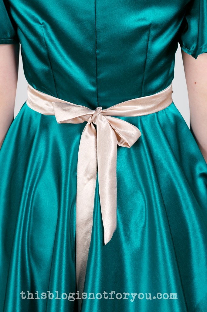 self-drafted bridesmaid dress by thisblogisnotforyou.com
