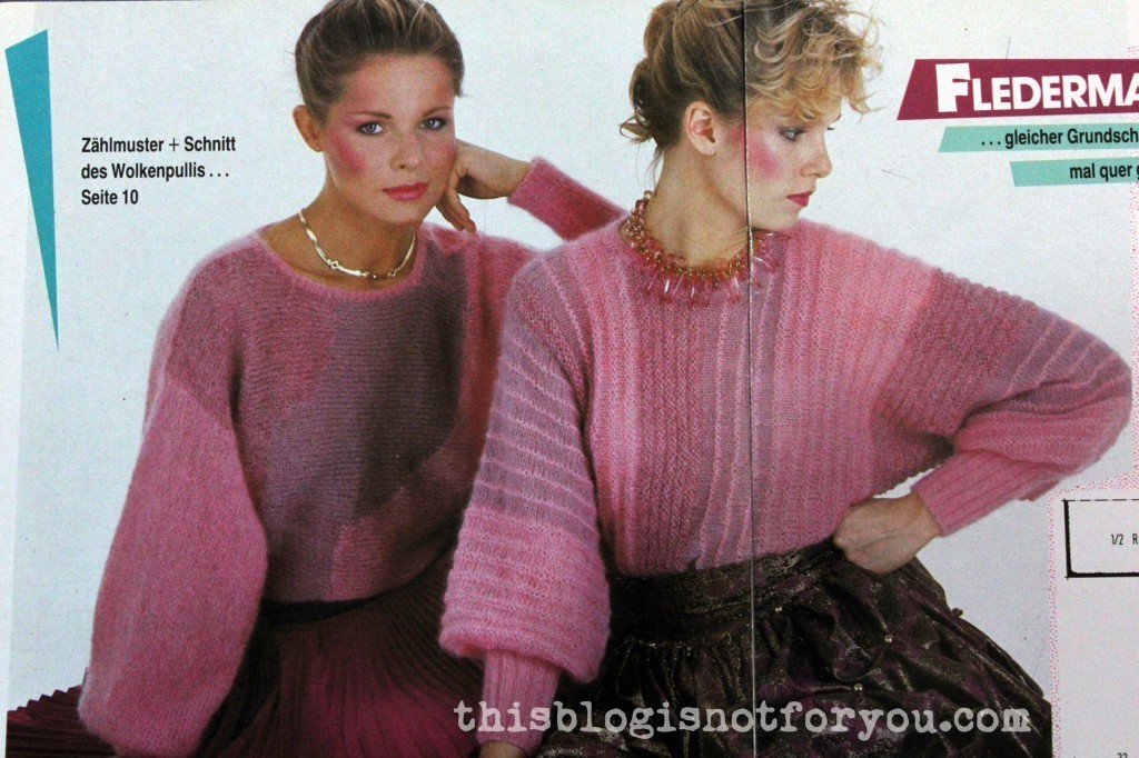80s knitting magazines by thisblogisnotforyou.com