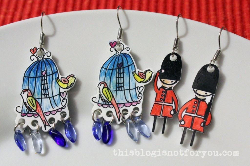 shrink plastic earrings by thisblogisnotforyou.com
