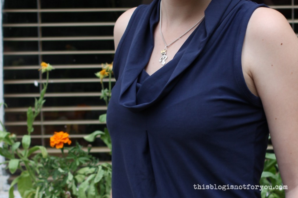 Jersey Cowl Neck Top by thisblogisnotforyou.com