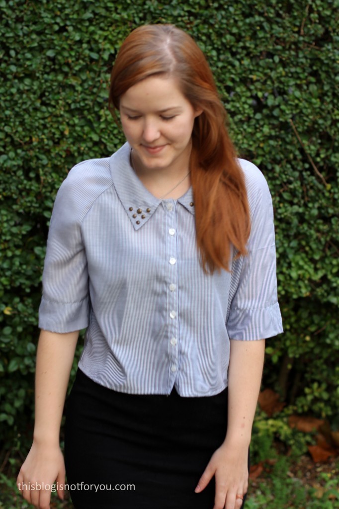 cropped blouse Burda Easy by thisblogisnotforyou.com