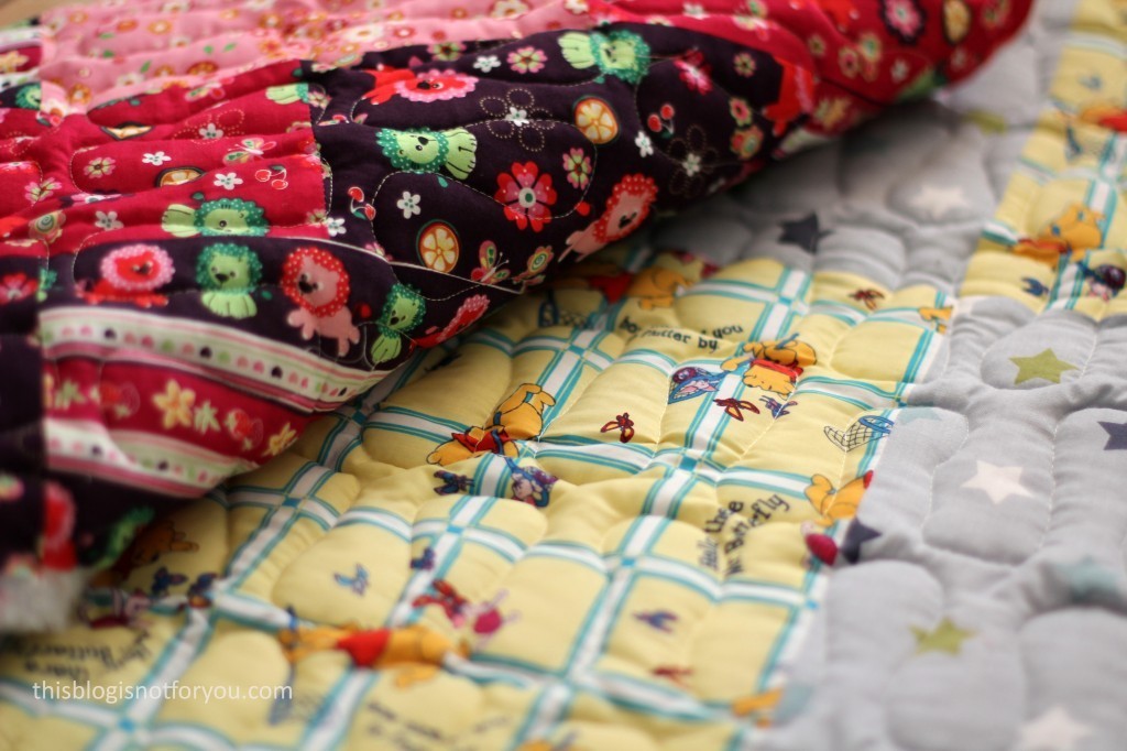 baby quilt by thisblogisnotforyou.com