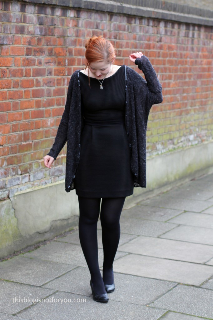 LBD and Cardi by thisblogisnotforyou.com