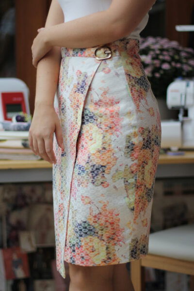 Faux Wrap Skirt Hack by thisblogisnotforyou.com