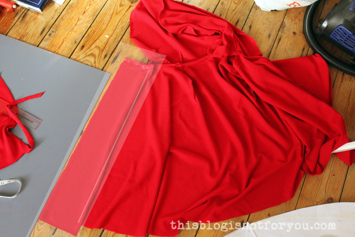 Once upon a time…I made a red hooded cape. – This Blog Is Not For You