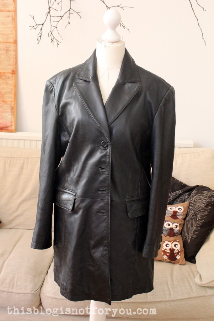 Refashion It! Leather Coat to Leather Bag – This Blog Is Not For You