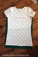 Refashion it! The Bambi Shirt & Tips for stamping fabric – This Blog Is ...